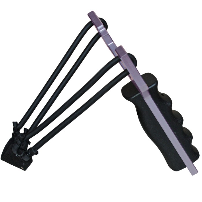 Power slingshot Silver sling made of metal